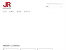 Tablet Screenshot of jr-products.com
